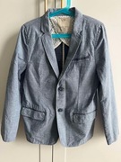 MARYNARKA Dziecięca ZARA niebieska bawełna 9/10 lat 140 cm