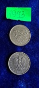 5gr 1993r monety z obiegu w dobrym stanie