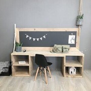 Biurko dla dzieci z tablica kredowa magnetyczna