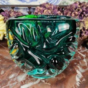 Ciężki ręcznie robiony szklany wazon - Murano - Molinari - Sao Marcos #1