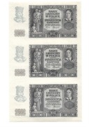TRÓJKA - 20 złotych 1940, druk nieukończony Stan -1
