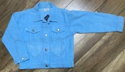Kurtka katanka dżinsowa dziecięca sztruksowa 6 lat 116 - 122