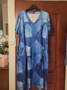 Nowa sukienka jeansowa stylowa długa 52/54