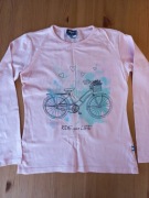 BLUZKA bawełniana dziewczęca różowa BEJO r. 146