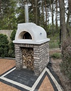 Piec chlebowy do pizzy, chleba, ryby