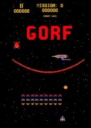 Gorf - klasyka gier salonowych - pixel art poster 30x45cm