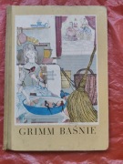 Książka stara dziecięca Baśnie Grimm 1964rok