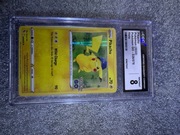 Pikachu [Holo] #28 Pokemon Go CGC 8
