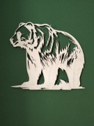 Dekoracja dekor niedźwiedź sklejka 4 mm 