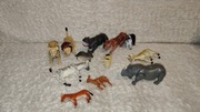 Zestaw zwierzątka 12 sztuk figurki