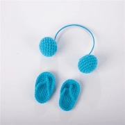 Słuchawki i japonki, sesja noworodkowa,sesja foto