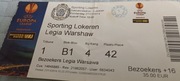 Liga EUROPY UEFA SPORTING LOKEREN-LEGIA WARSZAWA