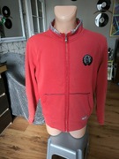 Peak Performance bluza męska L na zamek czerwona koralowa