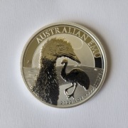Australijski Emu, 1 oz srebro Ag999,9 - 2022 rok - Perth Mint 