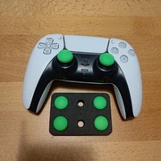 Pad PS5 dualsense, biały, analogi TMR favor union edge