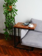 Stolik kawowy z blatem z litego drewna dębowego