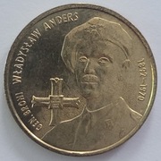 2 zł  Gen. Broni Władysław Anders 