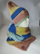 Czapka+szalik damski 