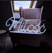 Napis LED Miłość ledon na ślub, wesele, sesję zdjęciową,