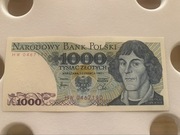 1000 zł 1982 Kopernik | UNC | IDEALNY STAN | PRL | Banknot kolekcjonerski