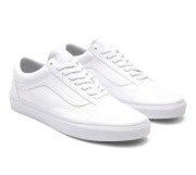 VANS WARD MĘSKIE TRAMPKI BIAŁE Z LOGO 44,5 