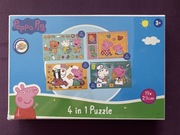 Puzzle Peppa Pig 4w1