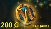 WARMANE ONYXIA WOW 200 SZTUK golda GOLD Ally Alliance