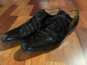 Lakierki garniturowe skórzane_jak nowe