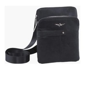 Torba męska listonoszka Aeronautica Militare Fly Czarna - AM-392