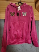 Bluza Miki welur fuksja włoska- NOWA