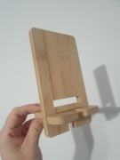 Podstawka pod telefon bambus ekologiczna 2 poziomy