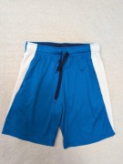 Niebieskie krótkie spodenki szorty sportowe dresowe w paski H&M 134 - 140