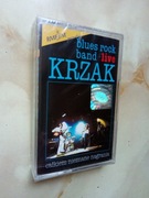 KRZAK Blues Rock Band Live 2000 NOWA KASETA FABRYCZNA FOLIA HOLOGRAM UNIKAT