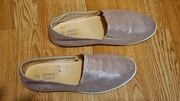 Buty damskie espadryle Jenny Fairy roz 39 złote połyskujące NOWE
