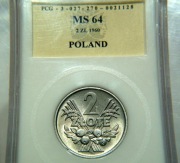 2 zl 1960  mennicze MS64
