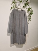 Kardigan damski długi 50% wełna L Sibin Linnebjerg