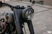 Harley Softail  Fat boy przednie kierunkowskazy w listwach, BSB Custom