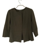 Dixie damski krótki żakiet bolerko zielony r S