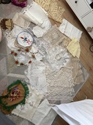 Serwetki bieżniki ażurowe szydełkowe