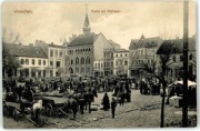 WRZEŚNIA Wreschen Rynek bazar targ stragany 1916 