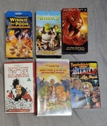 VHS bajki i filmy spiderman2 shrek2 itd. 