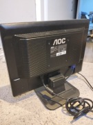 Monitor AOC 916Swa 19" LCD + okablowanie