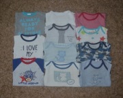 11szt Body z długim rękawem rozm.74