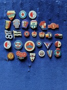 Odznaki klubowe / sportowe - Czechy zestaw 28 odznak