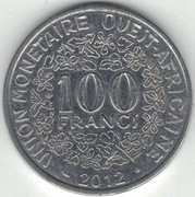 Afryka Zachodnia (BCEAO) 100 franków 2012 - 26 mm - magnetyczna