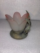 Podstawka pod świeczkę w kształcie kwiata