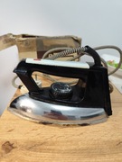 Żelazko z czasów PRL z dodatkami Grzałką rachunkiem instrukcją i pudelkiem 