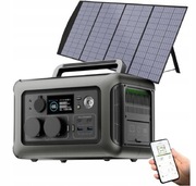 Magazyn energii stacja ładowania Allpowers R600 600W Panel 100W