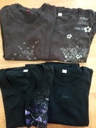 Zestaw 4 t-shirt 100% bawełna  rozmiar 38-40