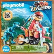 Playmobil 9431 The Explorers Motocross z Raptorem NOWY
